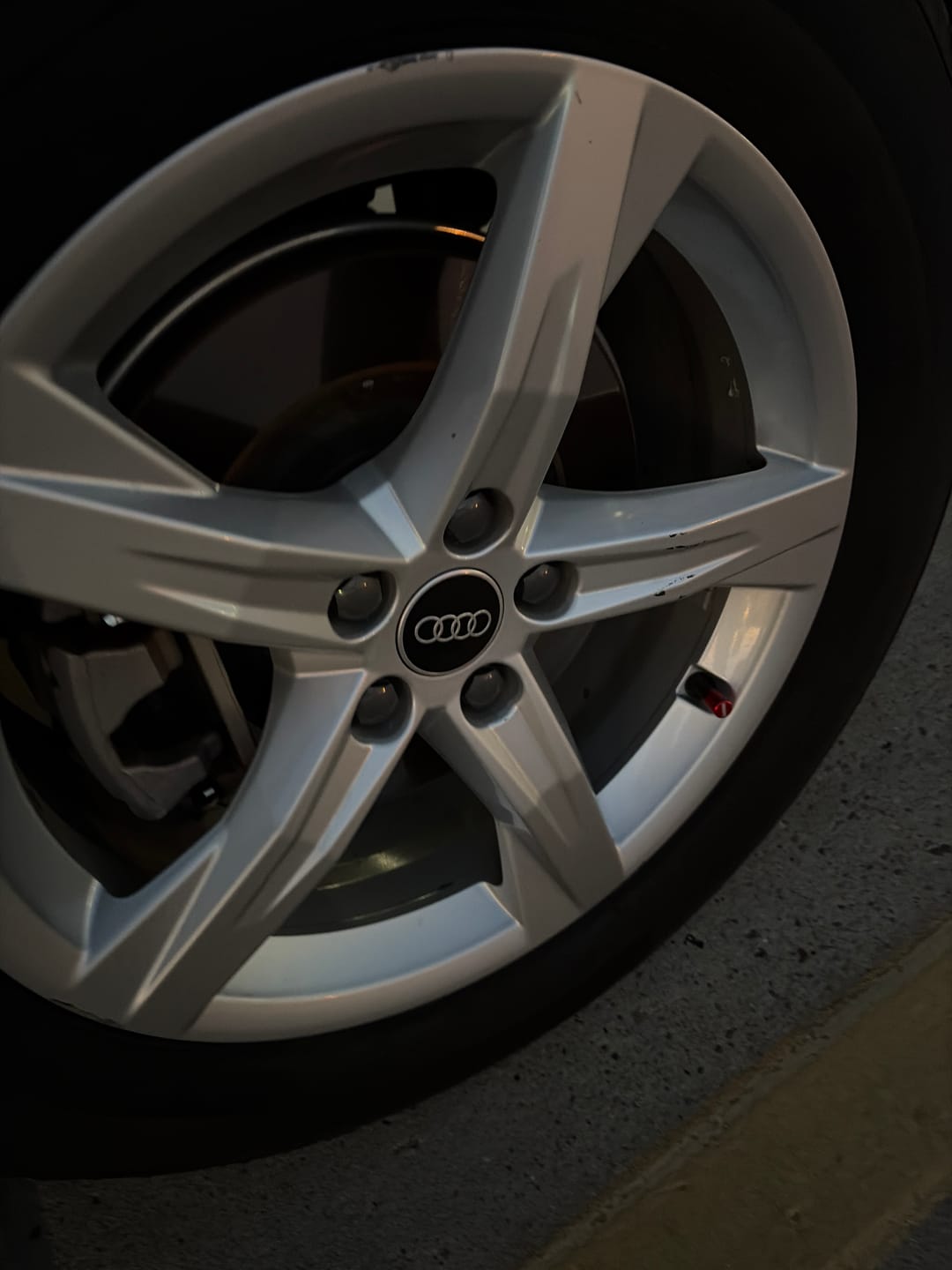 Customer photo review of 80Eighty® Red Valve Stem Caps