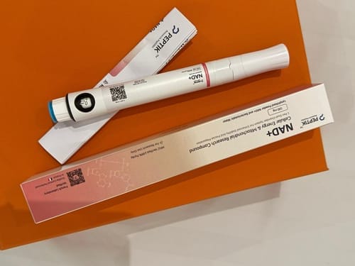 Customer photo review of NAD+ Lyophilized Vial + Sterile Water
