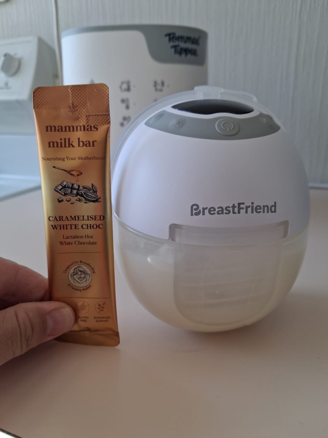 Customer photo review of *NEW* Lactation Caramelised White Hot Chocolate