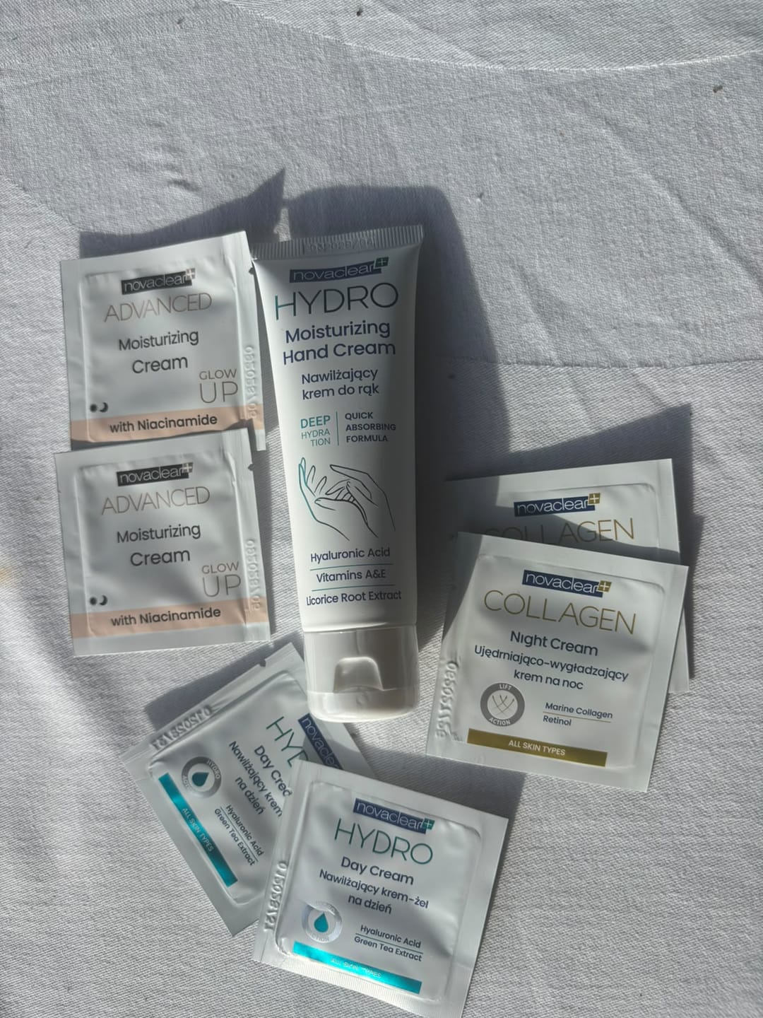 Customer photo review of Novaclear Hydro Hand Cream with Hyaluronic Acid – Fast-Absorbing Moisturizing & Nourishing Hand Care with Vitamins A&E and Licorice Extract – 50 ml