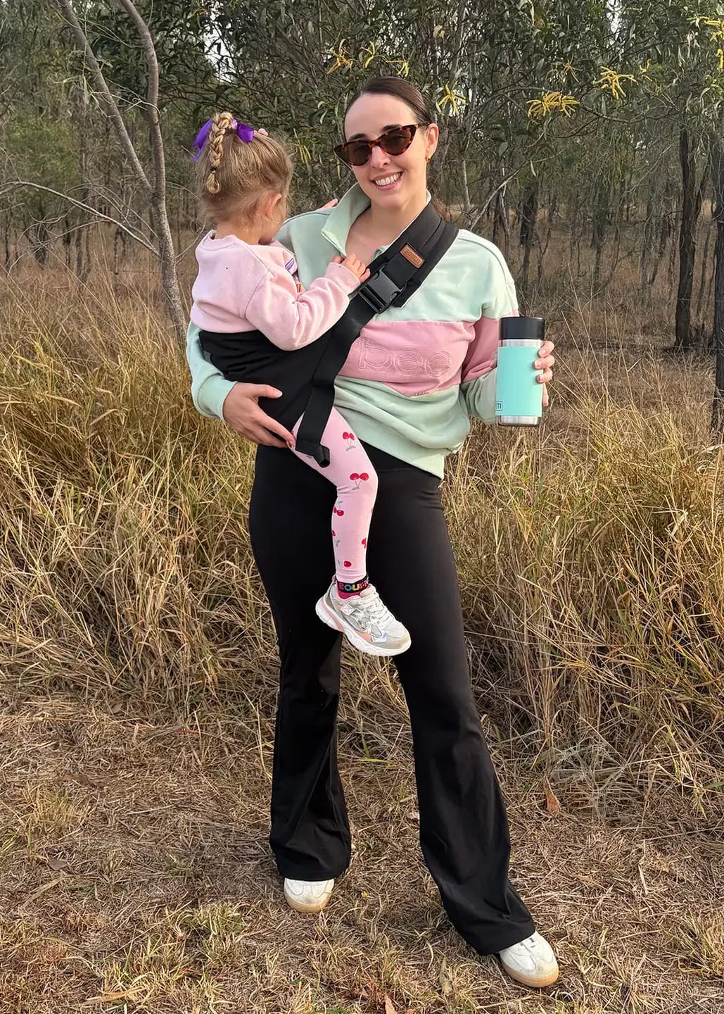 Customer photo review of POUCH™ TODDLER CARRIER