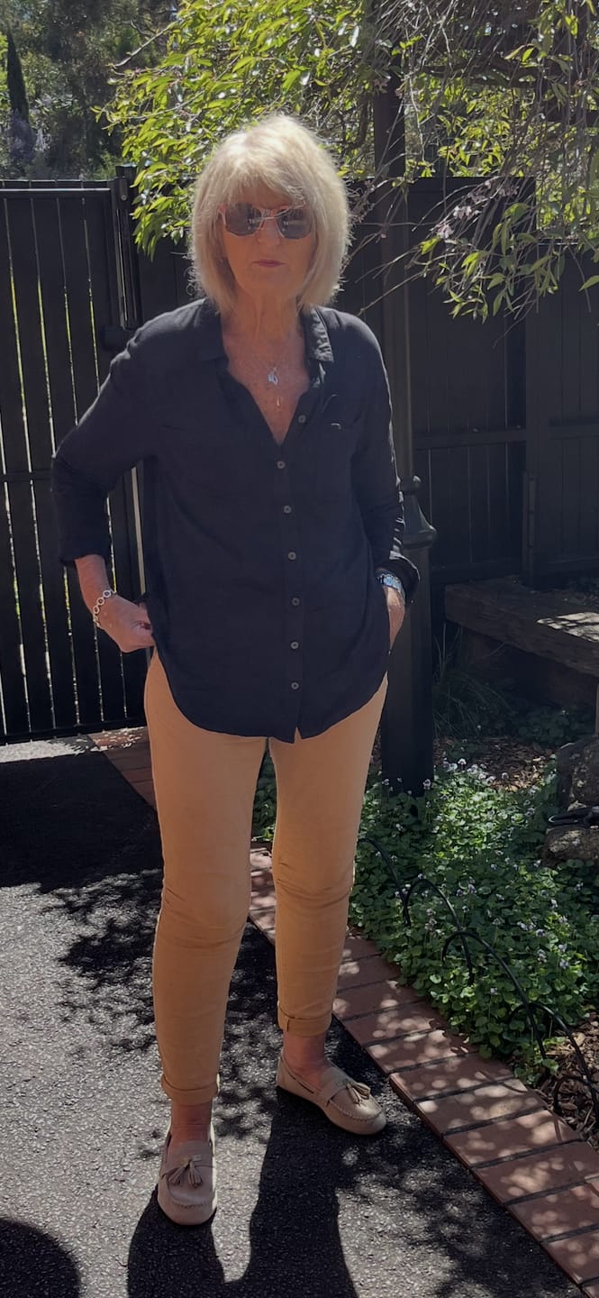 Customer photo review of Connie Pants in Desert