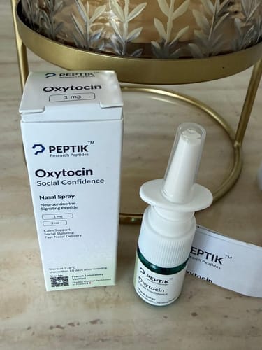 Customer photo review of Oxytocin Nasal Spray