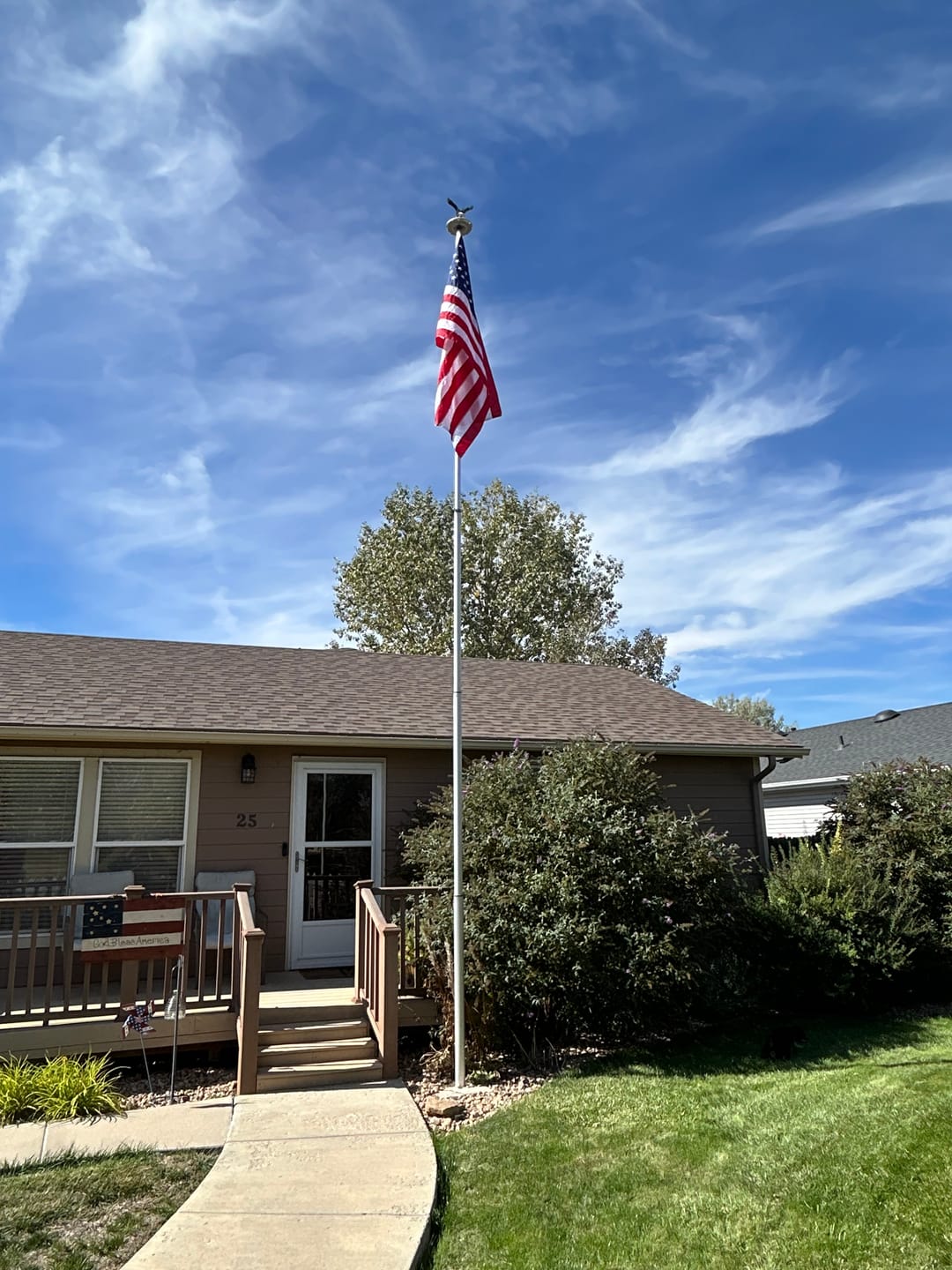 Customer photo review of 4' x 6' American Flag