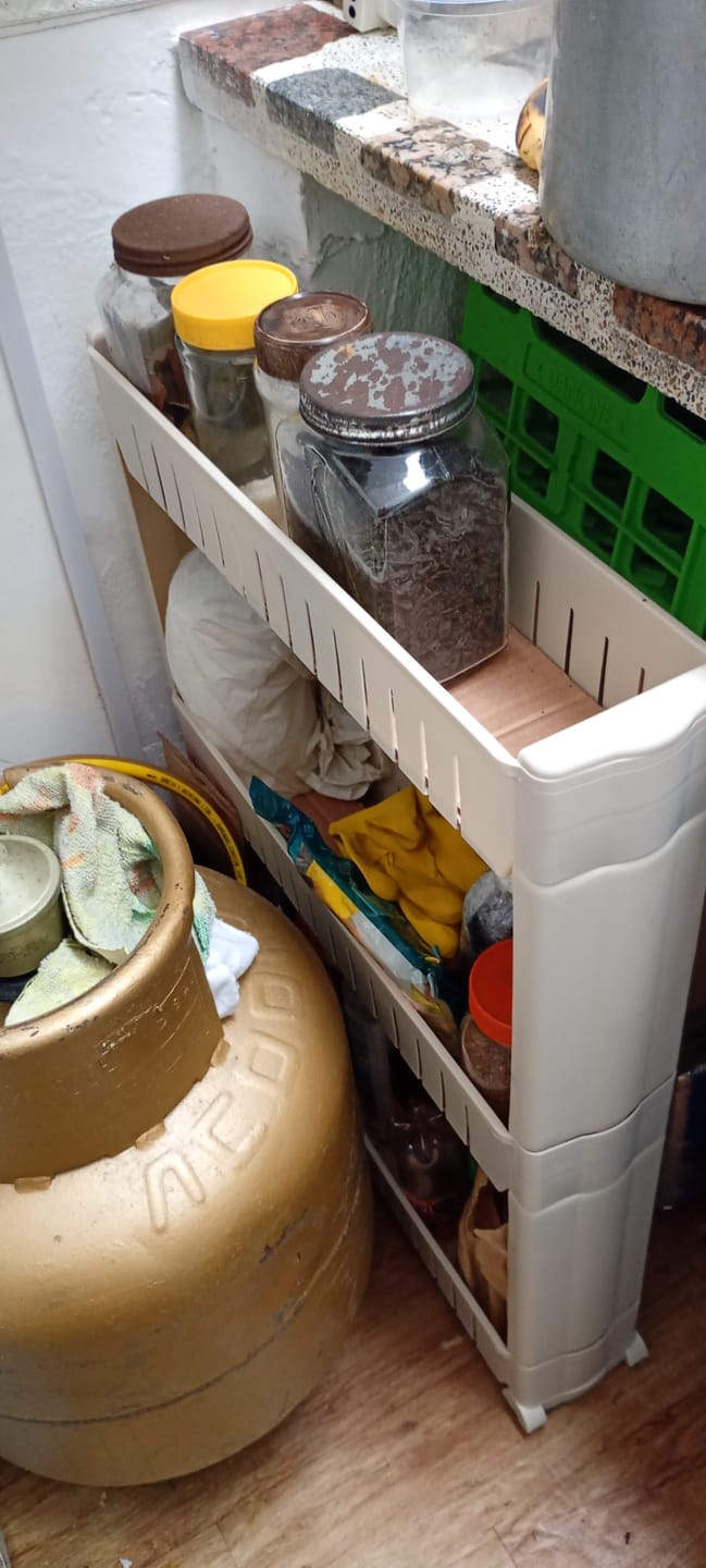 Customer photo review of Organizador espacios reducidos 3 Niveles