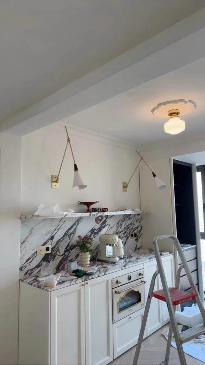 Customer photo review of Articulated Wall Light, Swivel Shade, Wall Sconce, 74 cm Long
