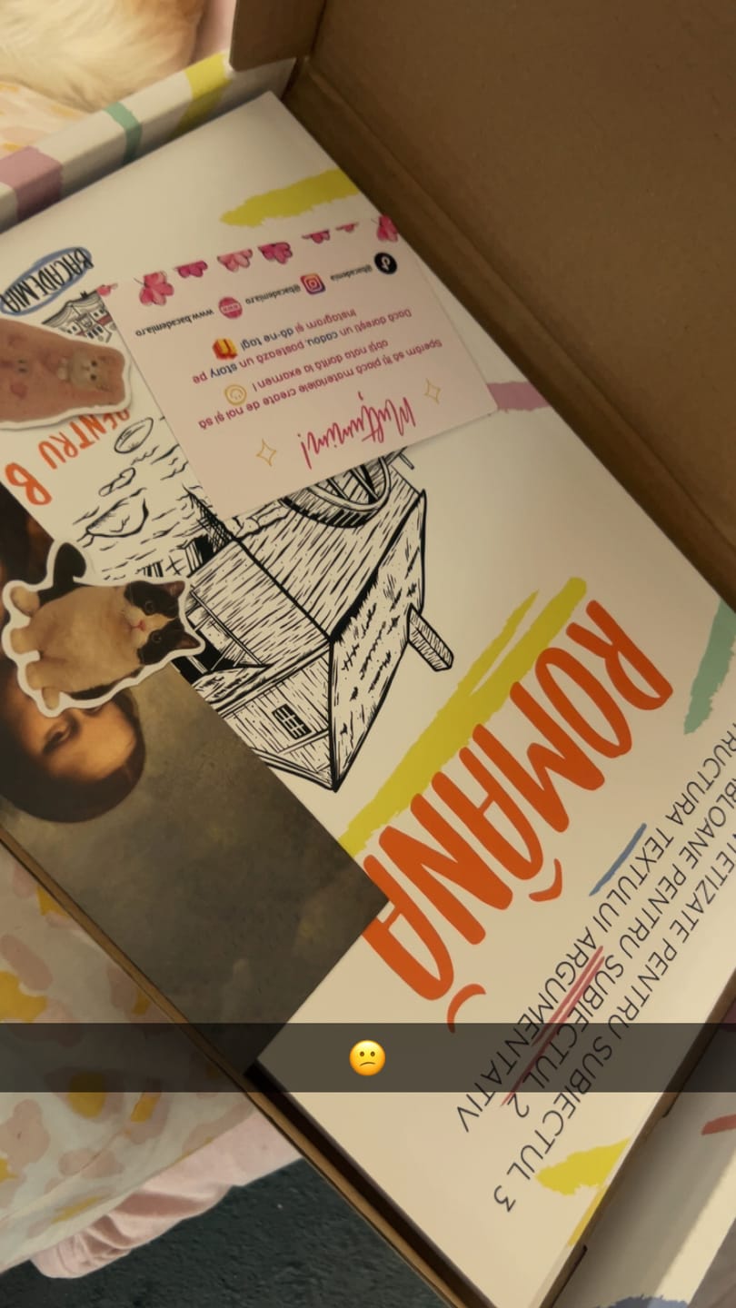 Customer photo review of Pachet Bacalaureat (Română + Istorie + Geografie) Bacademia