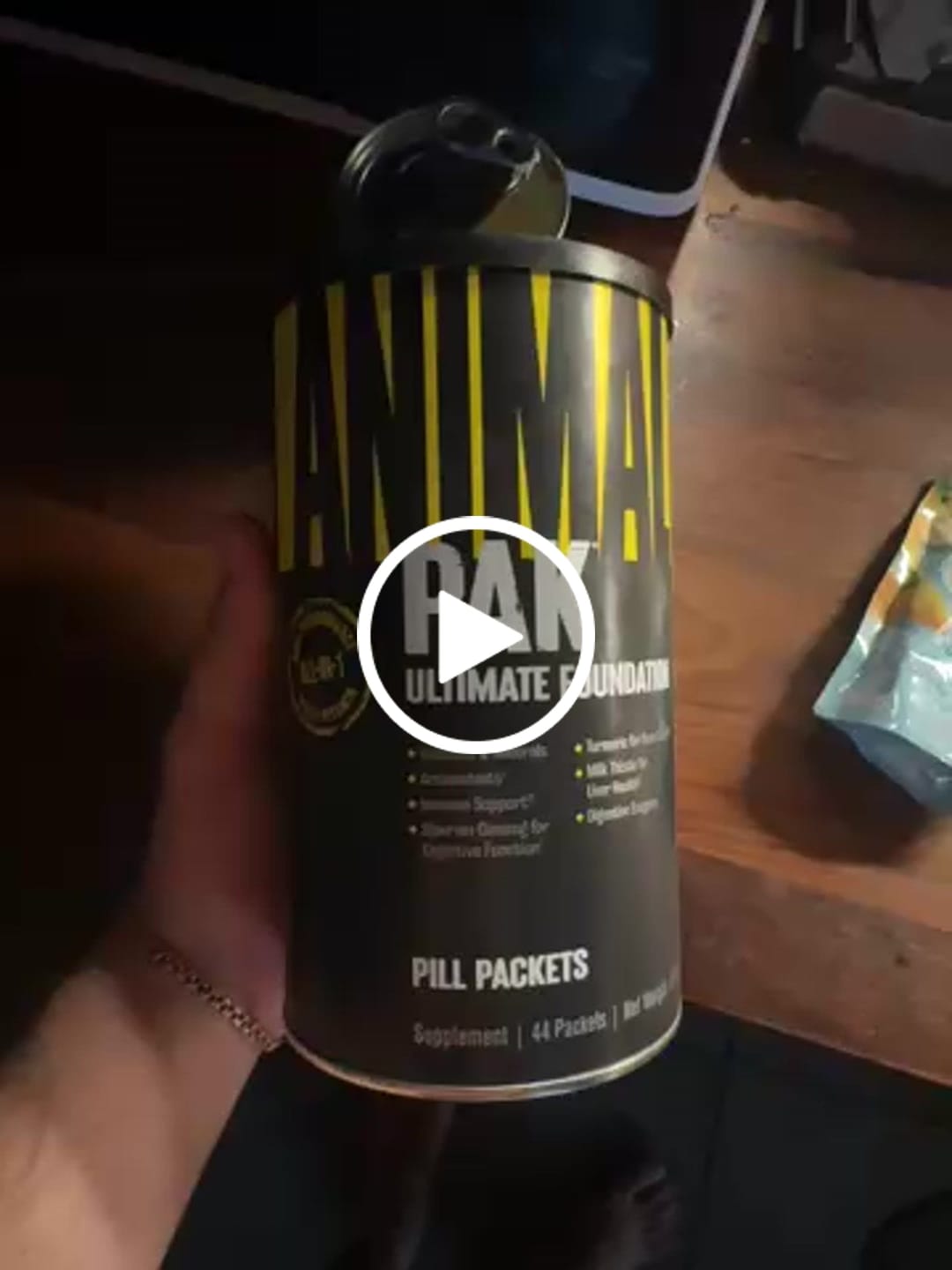Customer video review of Animal Pak (44 porcijas)