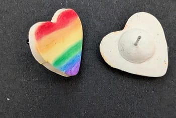 Customer photo review of Earring Post Embedder Kit