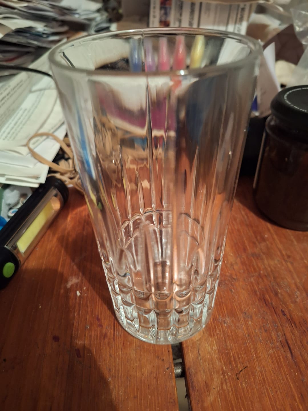Customer photo review of Galway Crystal Liffey Hi-Ball Pair