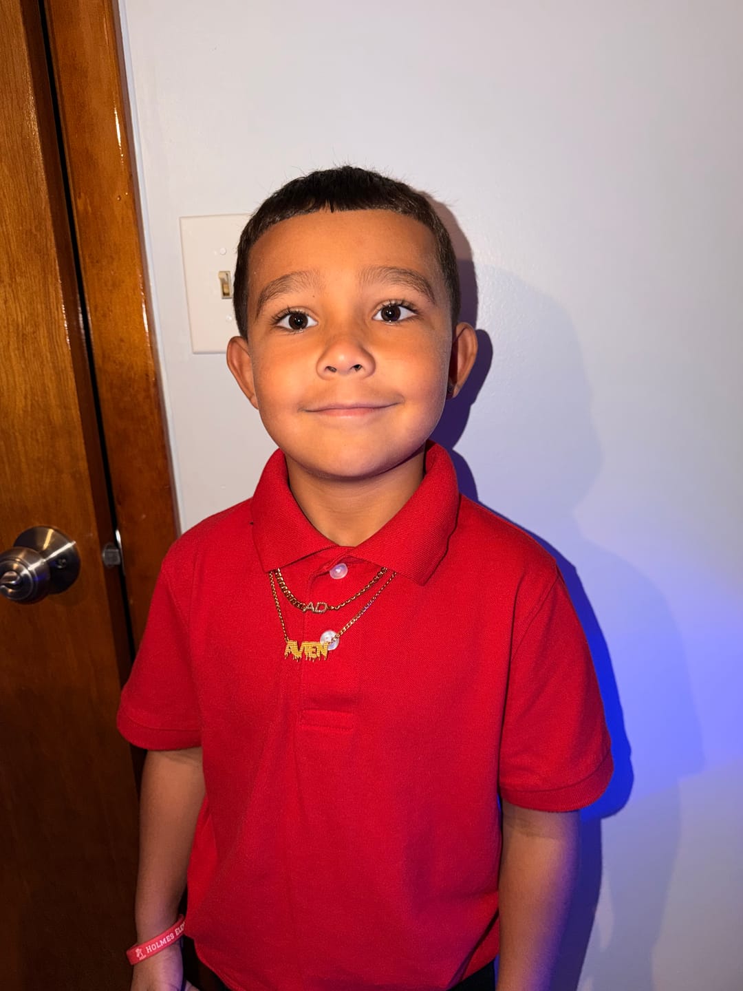 Customer photo review of Drippy Name Necklace w/ Cuban Chain