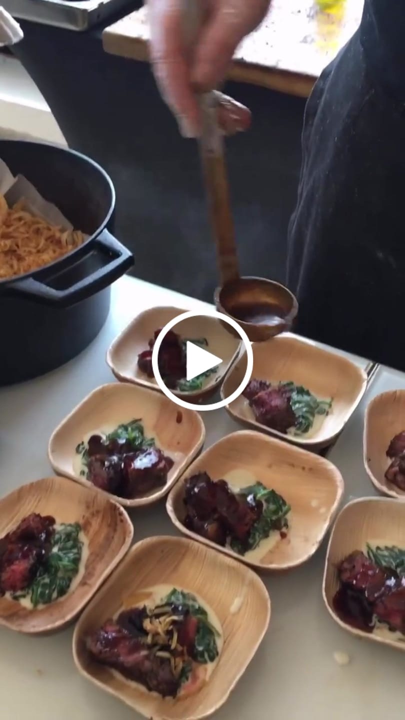 Customer video review of 6" (15 cm) Square Disposable Bamboo Bowls