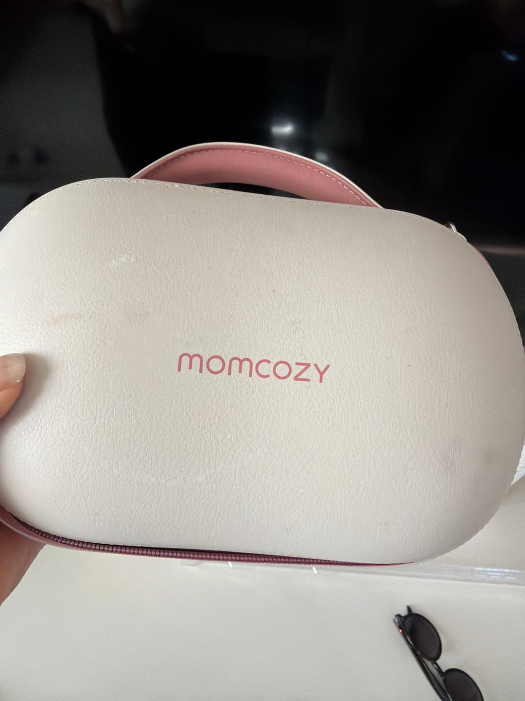 Customer photo review of Momcozy Air 1 Ultra Slim Wearable Breast Pump (Gold)