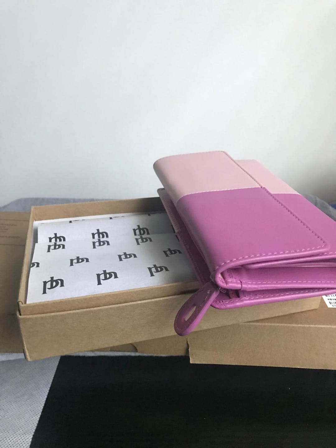 Customer photo review of Matinee Leather Purse Wallet