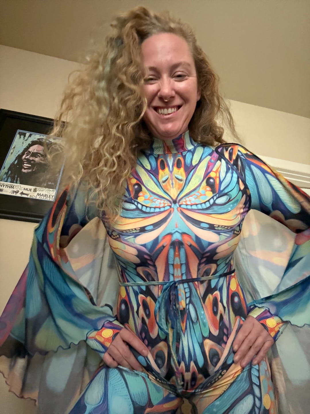 Customer photo review of Eyes Of Time Bare Back Costume