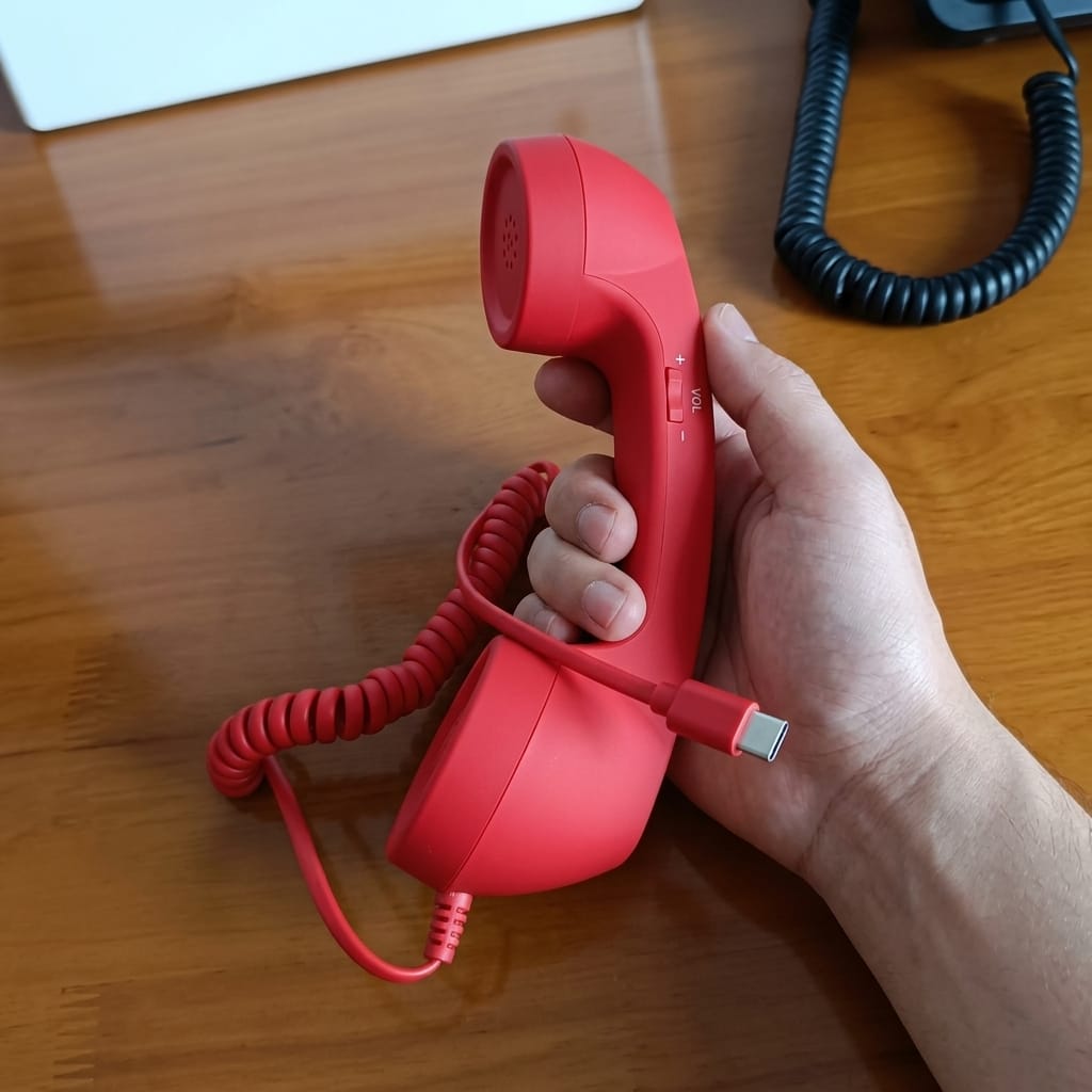 Customer photo review of Telefono Retro Para Celular