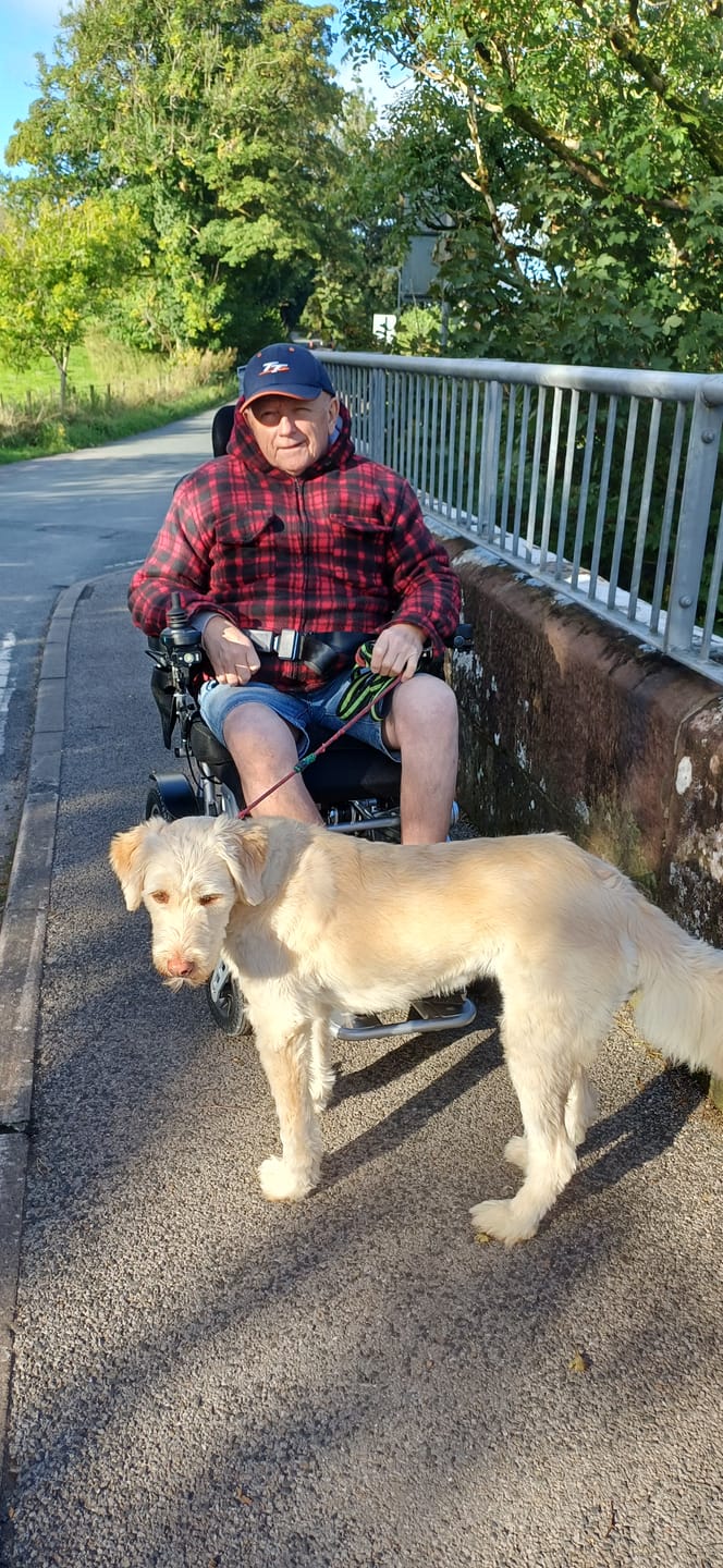 Customer photo review of Wide Seat Reclinable Automatic Folding Powerchair Freedom Elite AFMR