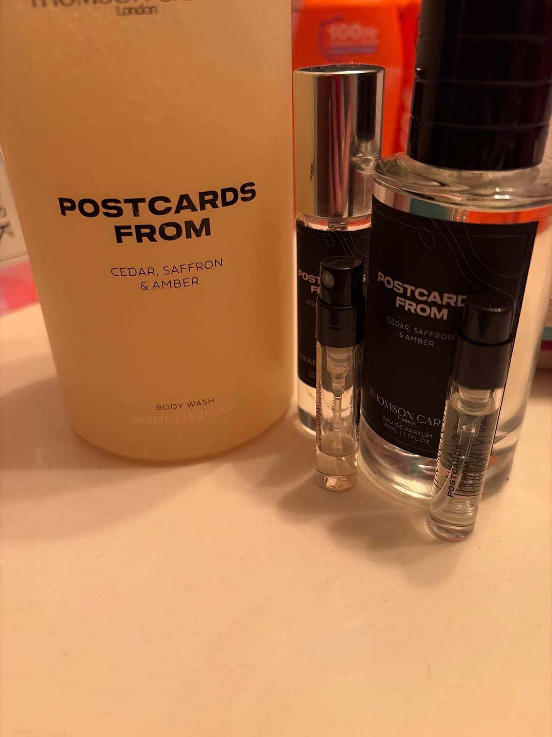 Customer photo review of 50ml Fragrance & Body Wash Bundle