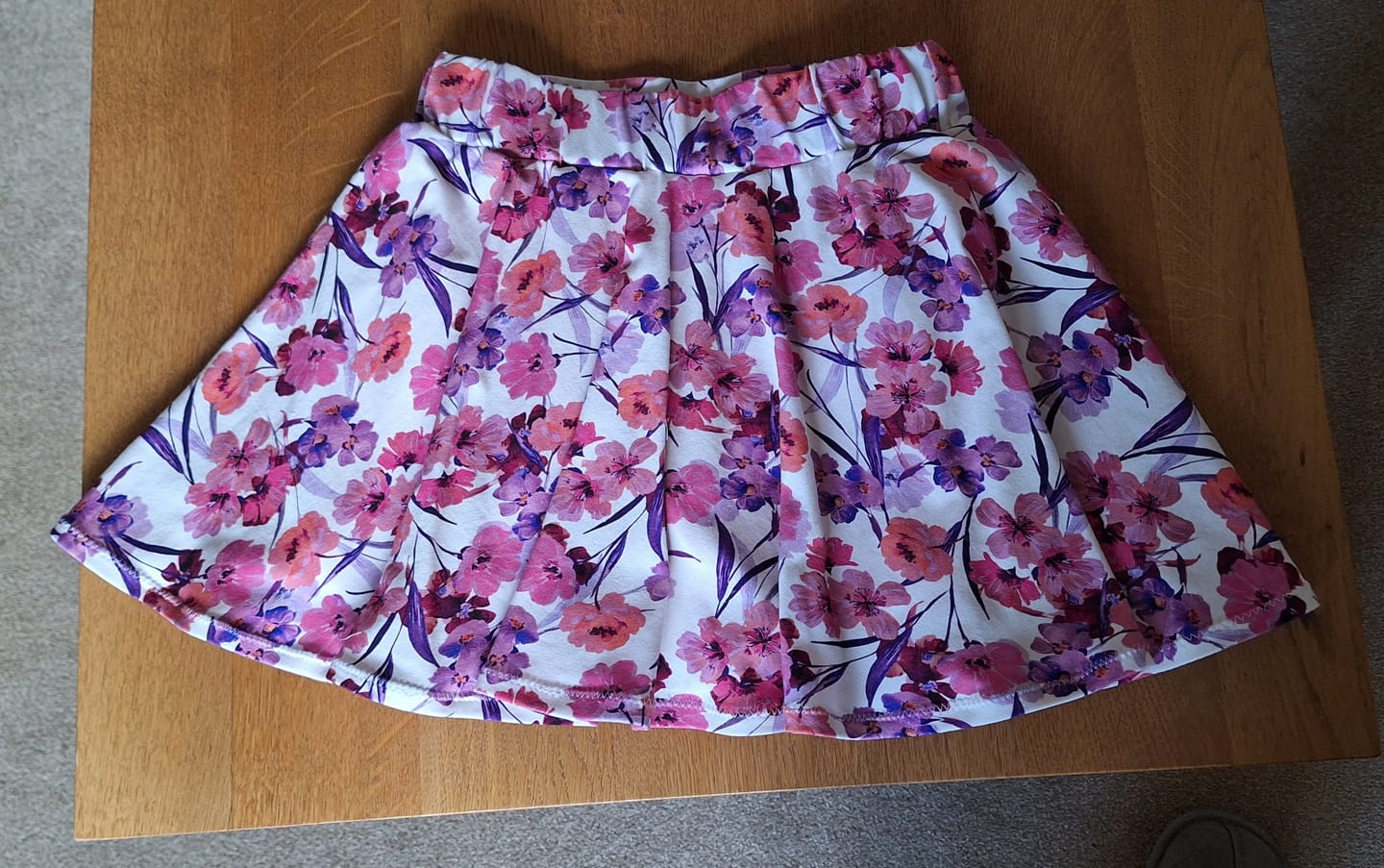 Customer photo review of Bright Florals Cotton Jersey Fabric