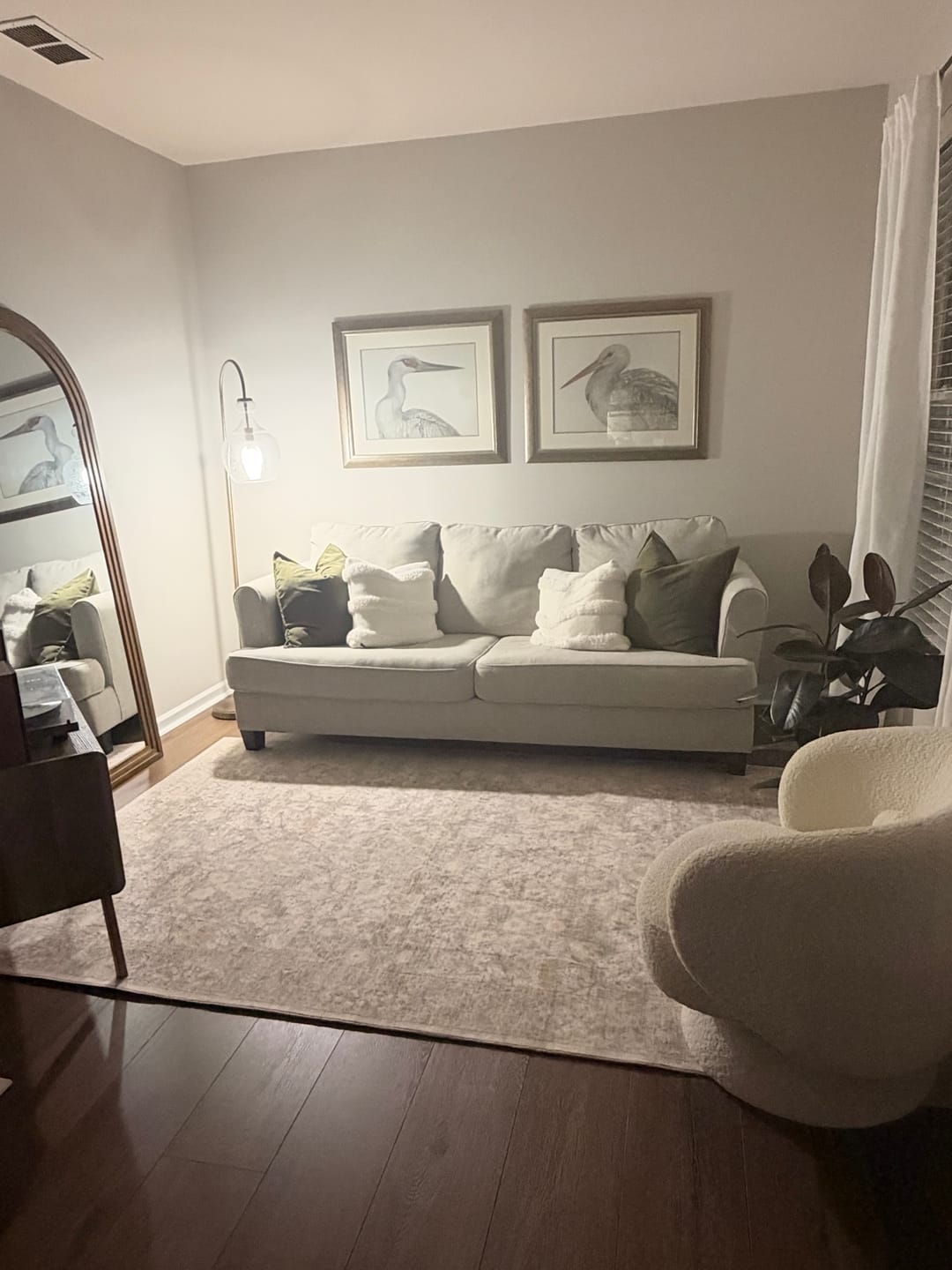 Customer photo review of Eden Washable Area Rug -  Light Green
