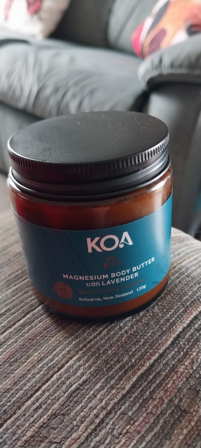 Customer photo review of Magnesium Body Butter with Lavender