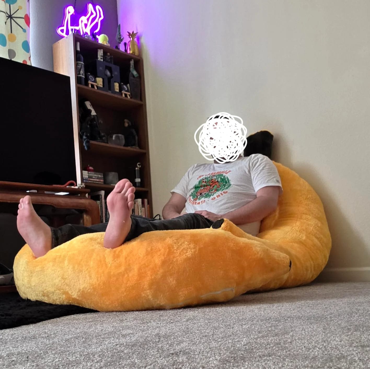 Customer photo review of Banana Lounge Chair with Ottoman