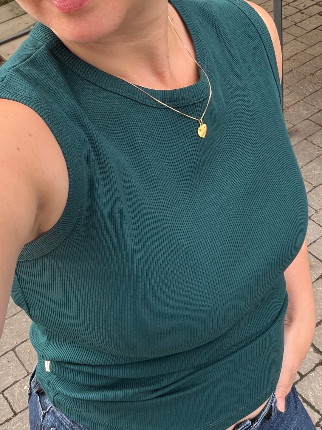 Customer photo review of Basic Line Trägertop Ribb