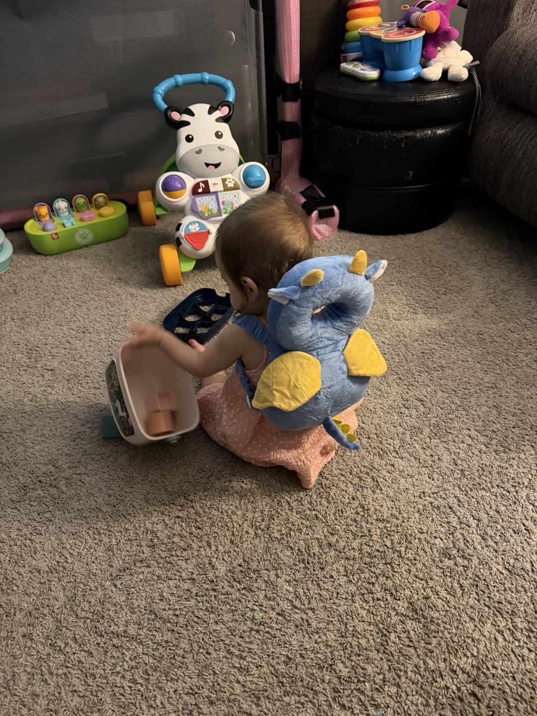 Customer photo review of Baby Head Protector Backpack