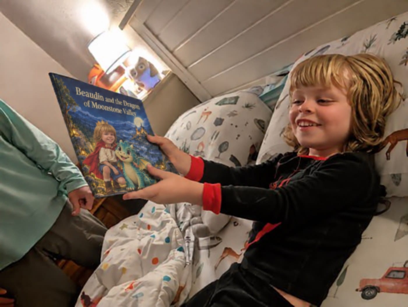 Customer photo review of Amelia and the Beast’s Enchanted Castle — Personalized Storybook