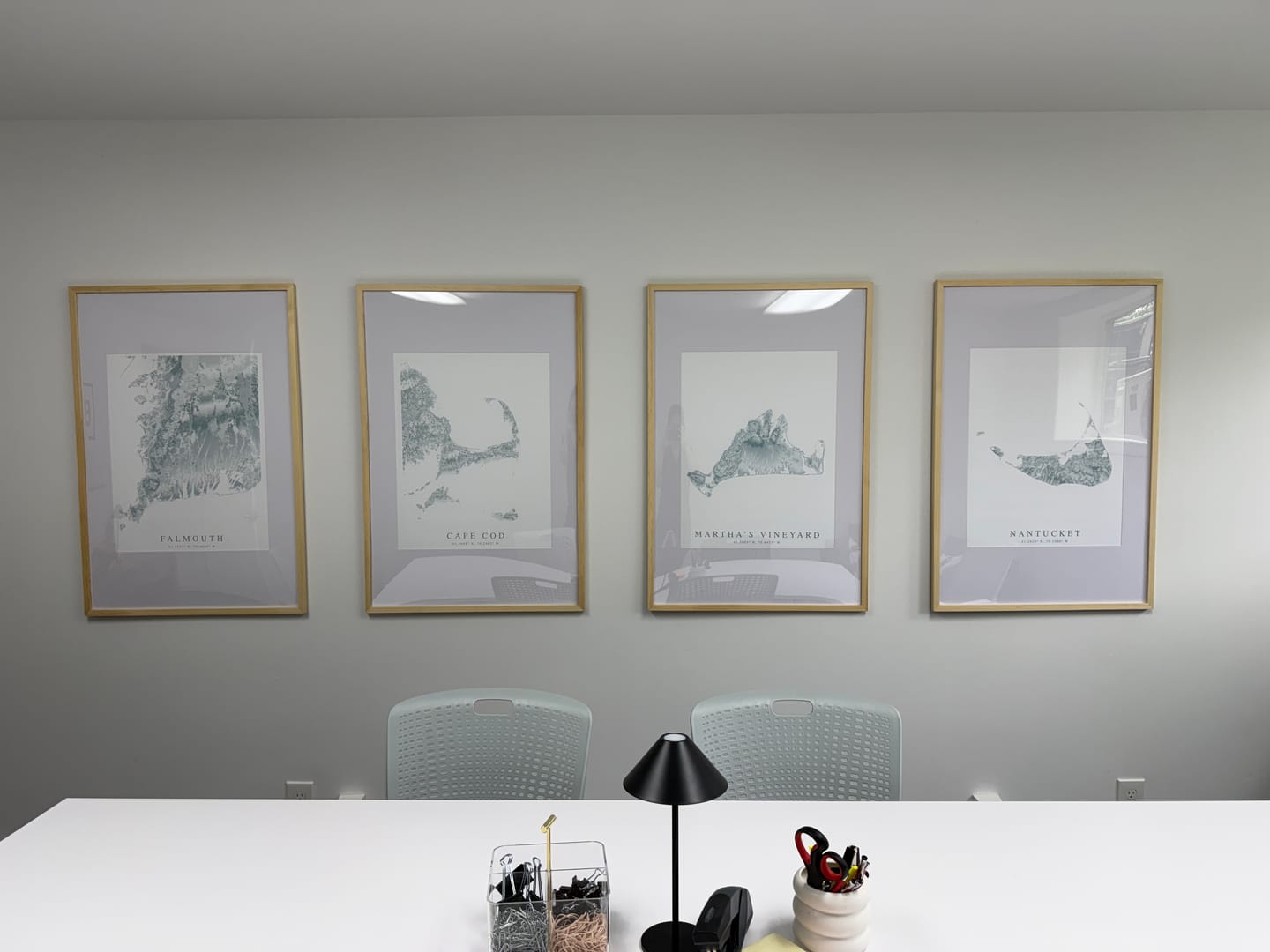 Customer photo review of Cape Cod Map Print