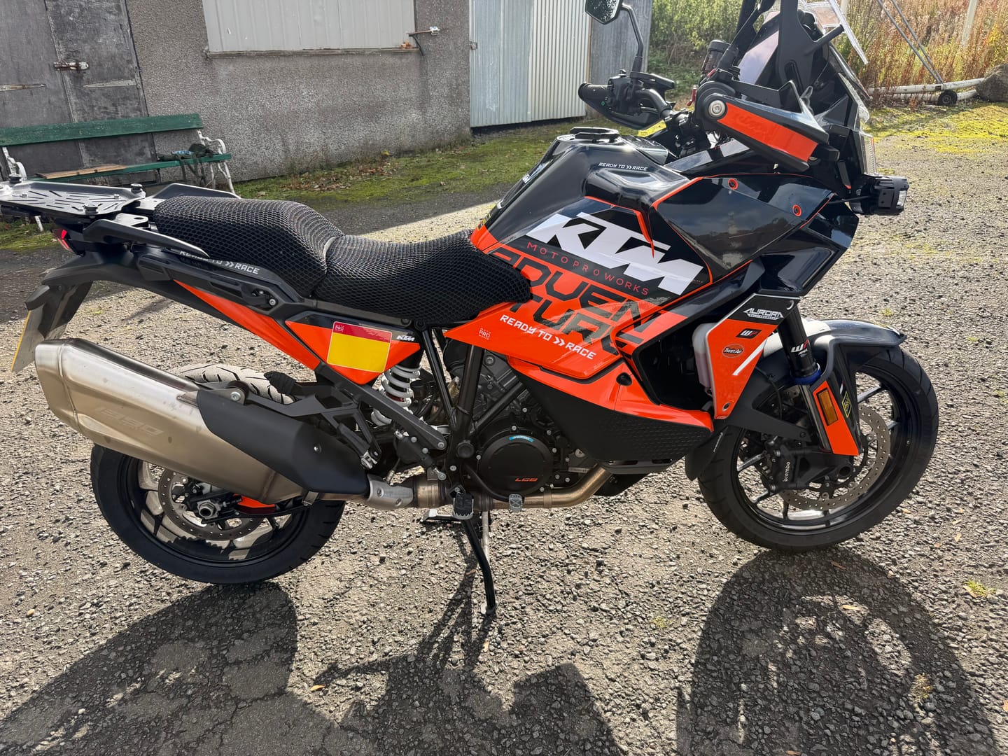 Customer photo review of KTM 1390 Super Adventure S GRAPHICS - "Waypointer" (Midnight)
