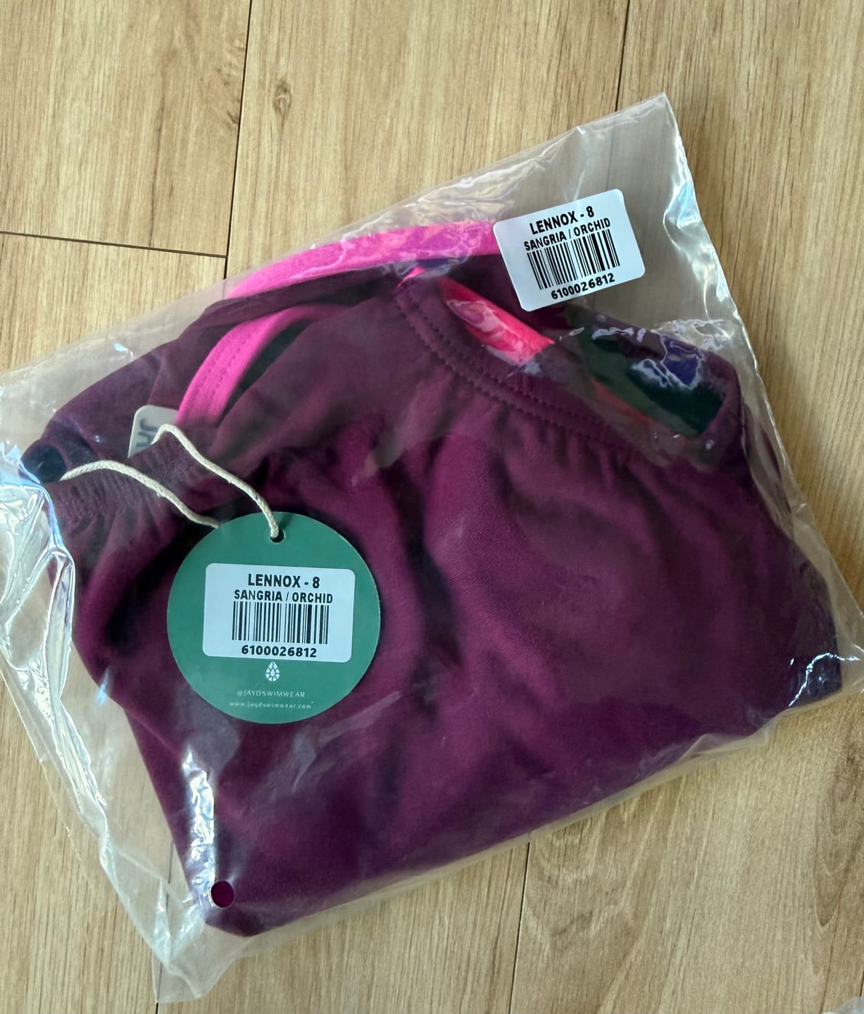 Customer photo review of LENNOX ONE PIECE - Sangria|Orchid