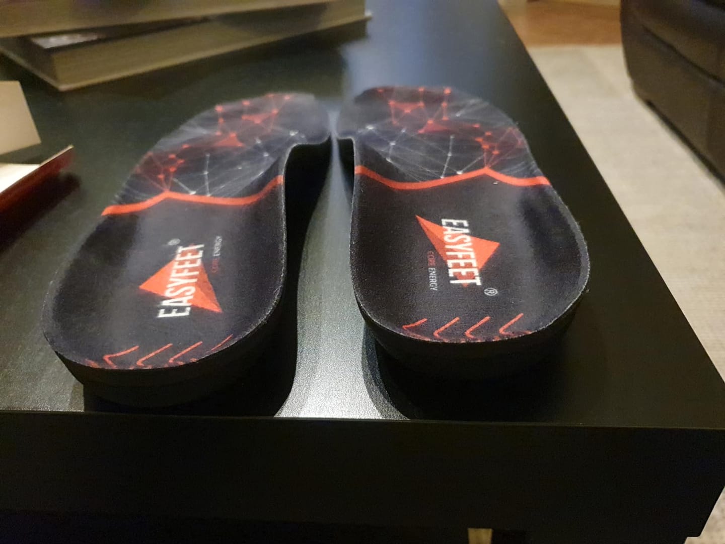 Customer photo review of EASYFEET Core Energy - Strong High Arch Support Insoles for Daily Comfort (High Arch)
