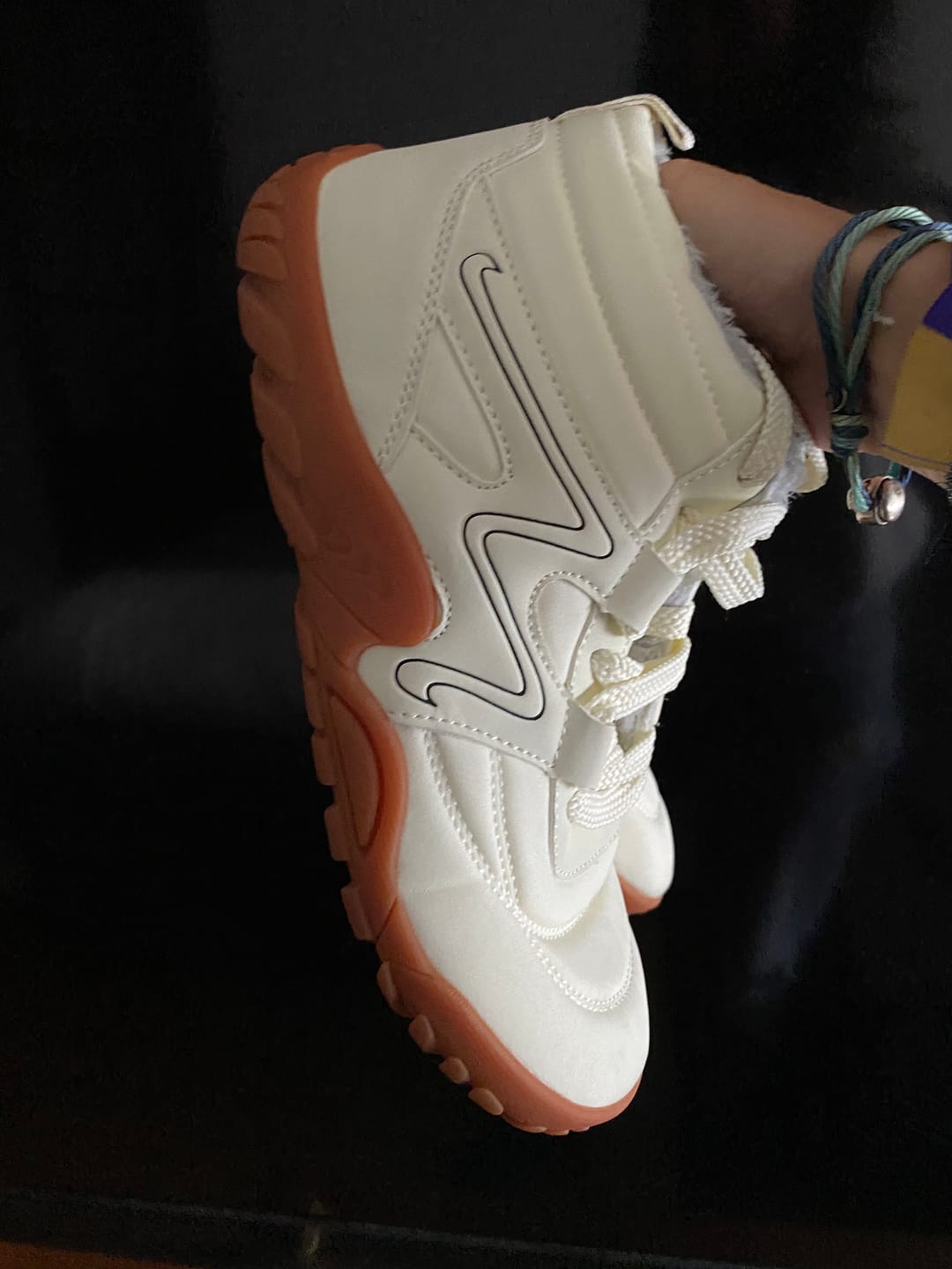 Customer photo review of Botines barefoot impermeables Trek
