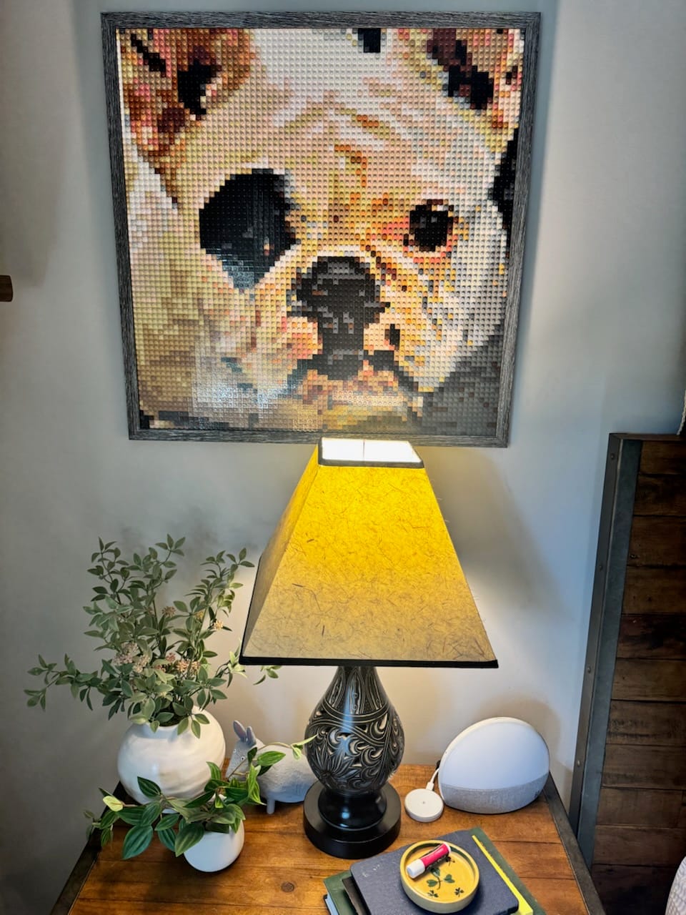 Customer photo review of Custom Design Brick Mosaic - 3x3 baseplates