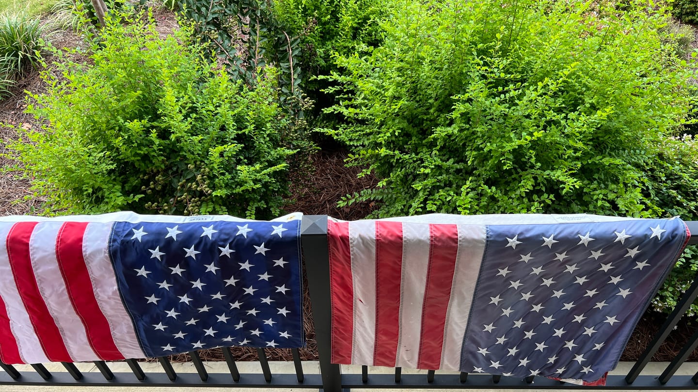 Customer photo review of 3' x 5' American Flag