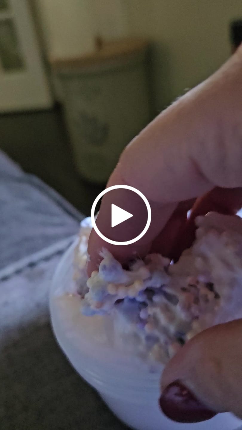 Customer video review of Purple Boo Crunch Slime