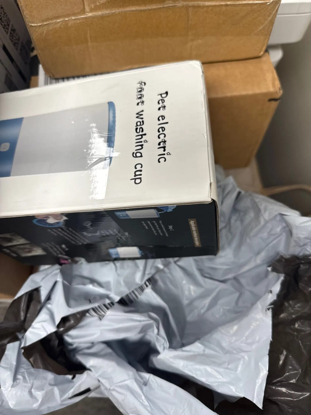 Customer photo review of Pfoten Clean Pro Elektrischer Pfotenreiniger für saubere Abenteuer