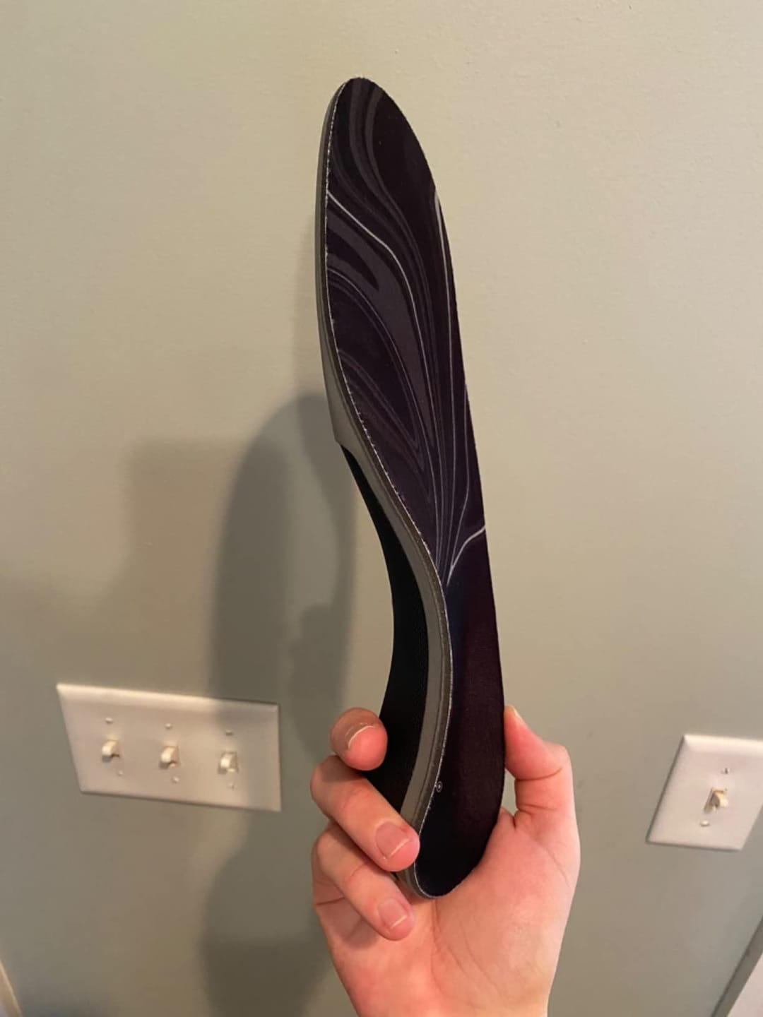 Customer photo review of EASYFEET Black Onyx - Premium Firm Arch Support Insoles for Daily Wear (High Arch)