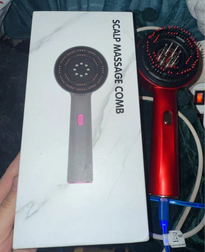 Customer photo of red Scalvia device