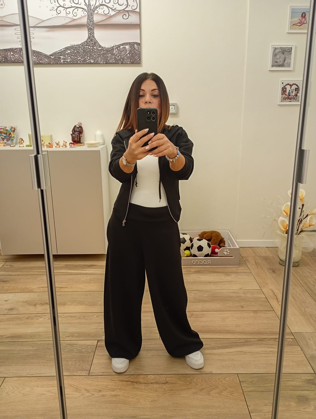 Customer photo review of Pantalone Tuta Essence (3 colori)