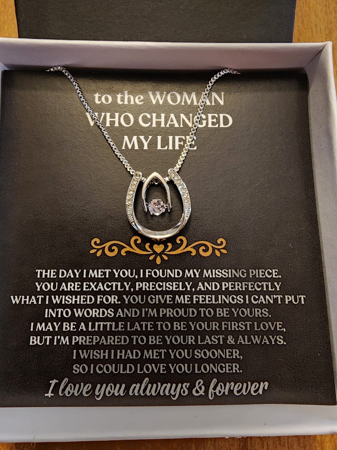 Customer photo review of To The Woman Who Changed My Life - Beautiful Gift Set - SS62V2