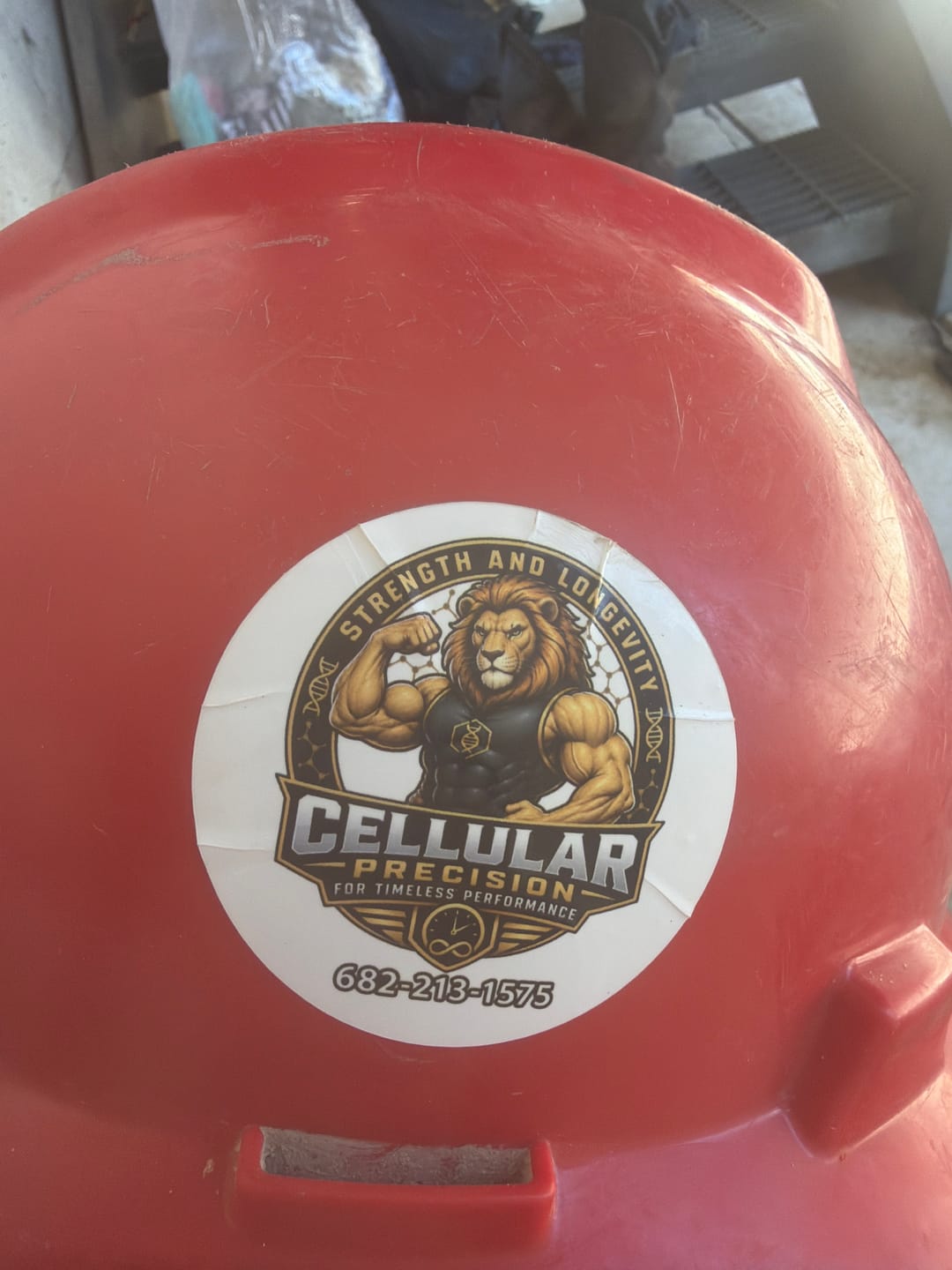 Customer photo review of Circle Stickers