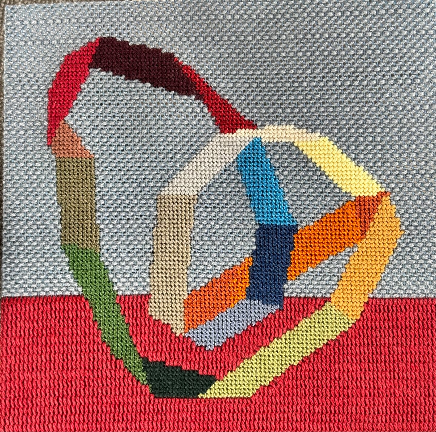 Customer photo review of Biarritz 5 Needlepoint Kit
