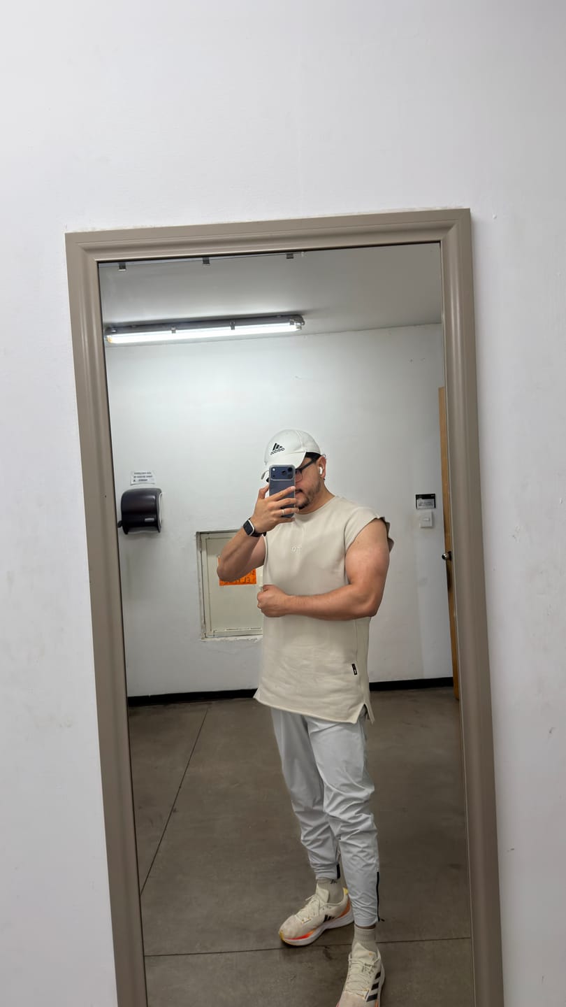 Customer photo review of NeoTerra Muscle CutOff - Taupe