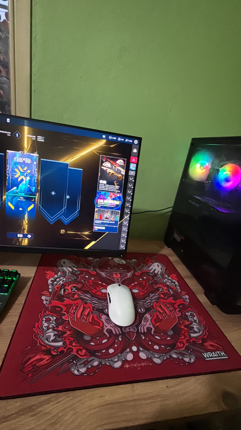Customer photo review of Wraith Spirit of Aim Mousepad