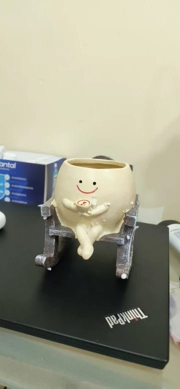 Customer photo review of Cozymere Swing Face Planter