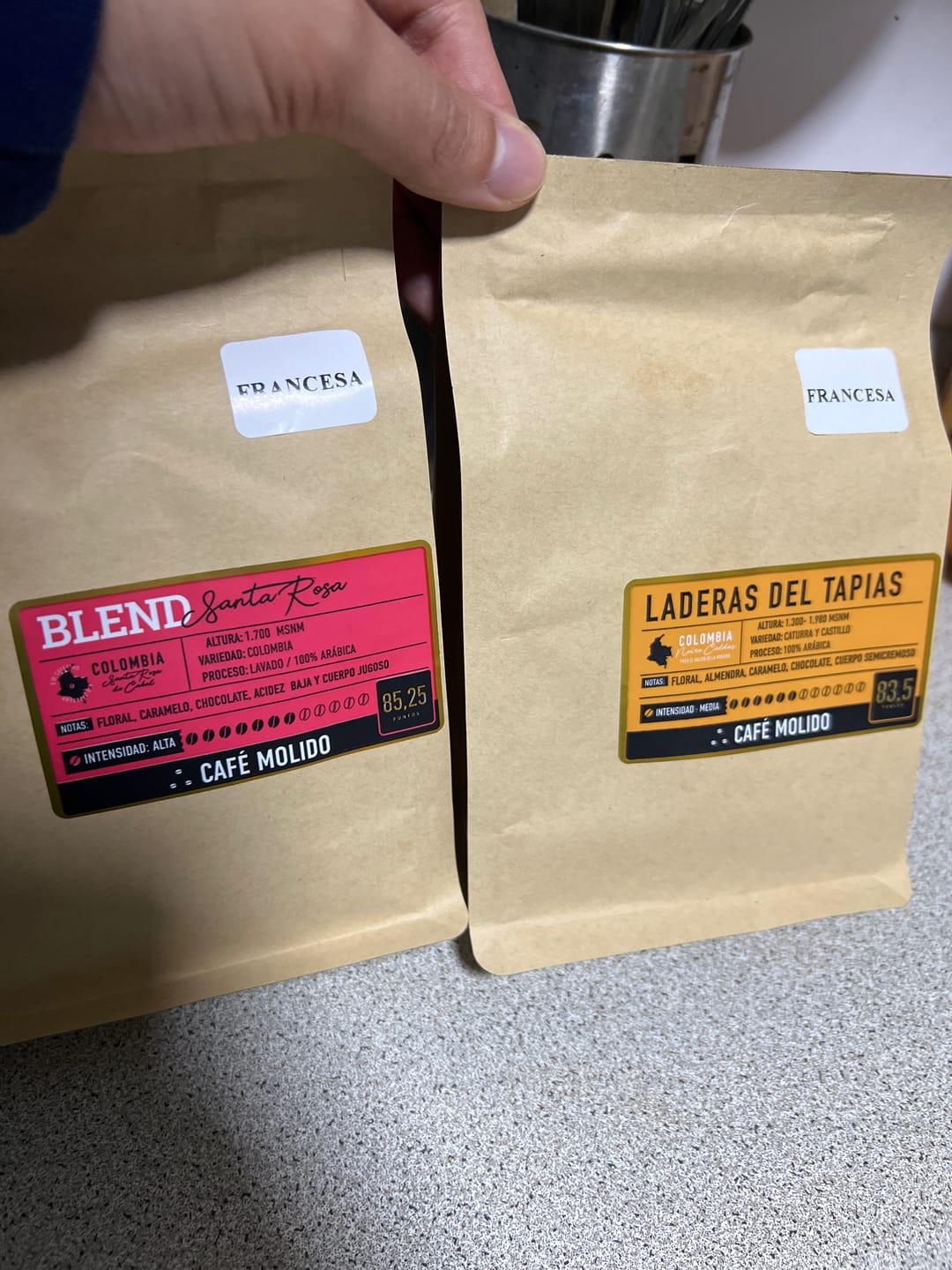 Customer photo review of Colombia | Laderas del Tapias Bolsa 250 gramos | MOLIDO