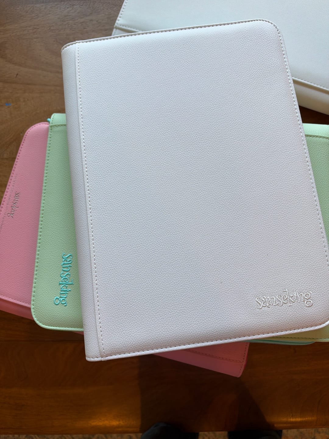 Customer photo review of AXIS-02 4/9/12-Pocket White Trading Card Binder