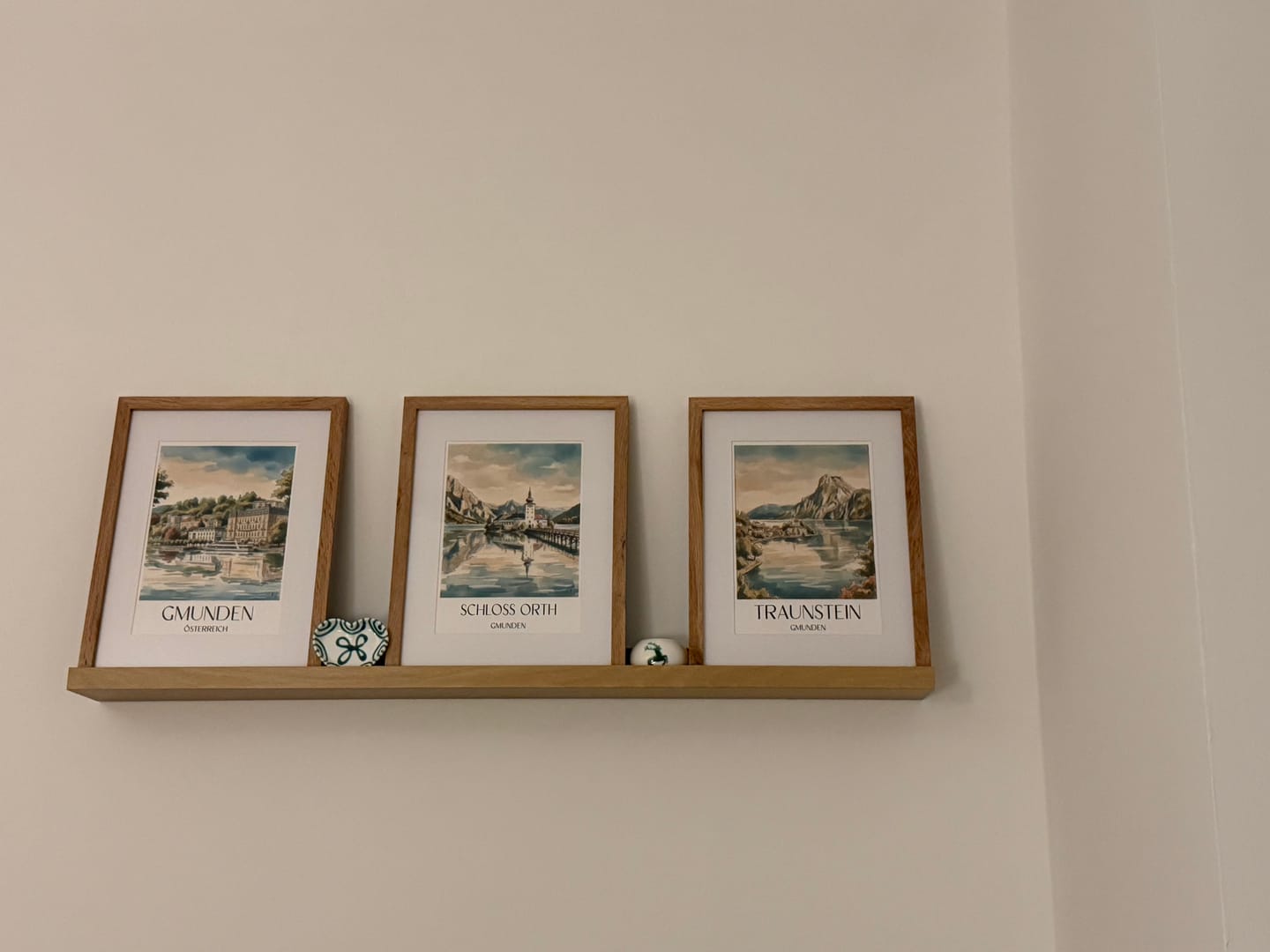 Customer photo review of Schloss Orth Poster - Gmunden - Österreich Kunstdruck - Aquarell von A4 bis A1